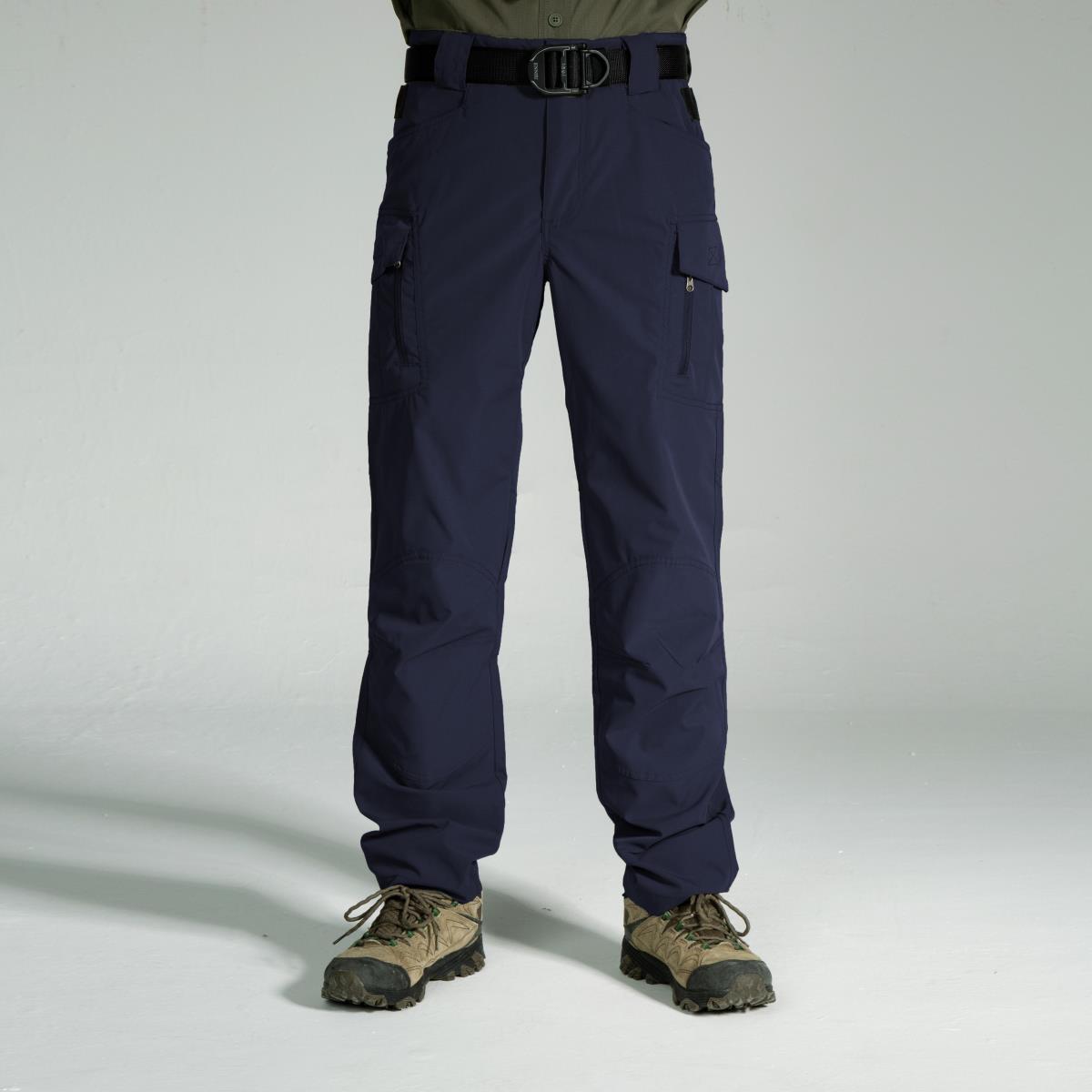 彈力十字格戰術褲-藍-81032,佳豐有限公司